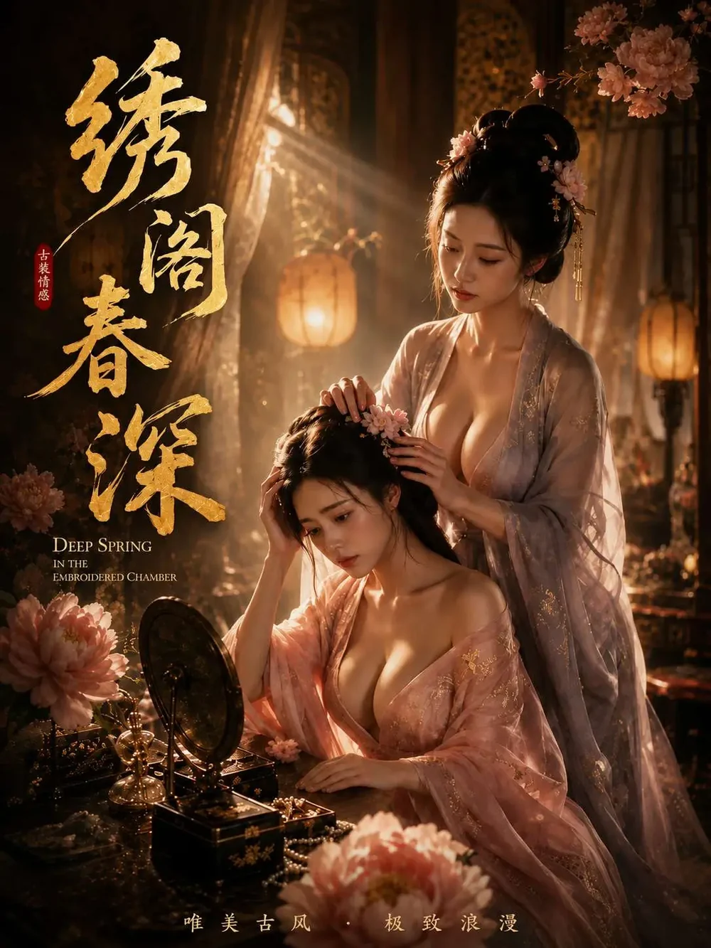 绣阁春深古装短剧海报